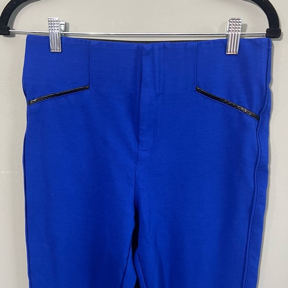 INC International Concepts Royal Blue Elastic Waist Skinny Office Pants, Size 4 - Picture 5 of 10